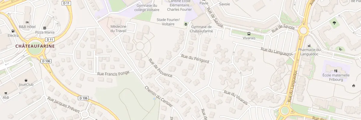 Plan du 25 Rue du Périgord à Besançon