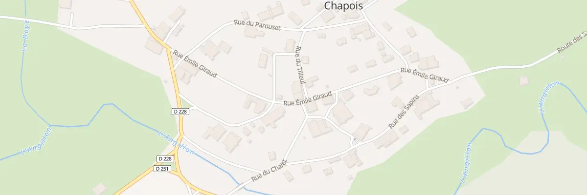 Plan du 5 Rue Emile Girod à Chapois
