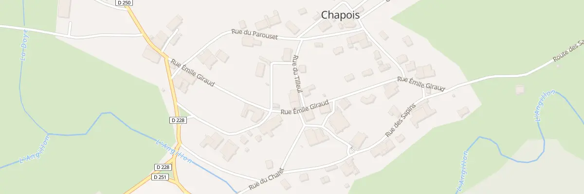 Plan du 1 Rue du Tilleul à Chapois