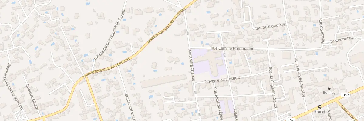 Plan du 249 Rue Andre Chenier à Toulon