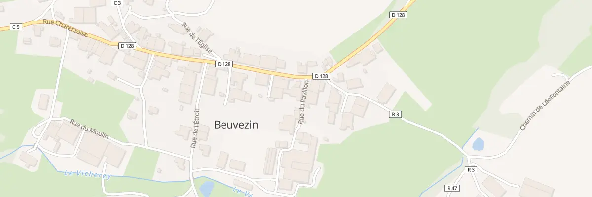 Plan du 1 Rue du Pavillon à Beuvezin