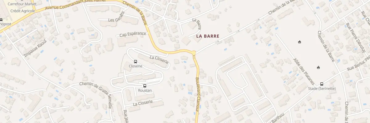 Plan du 428 Bd Clamour à Toulon