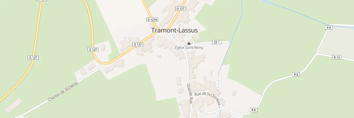Plan du 12 Grande Rue à Tramont-Lassus