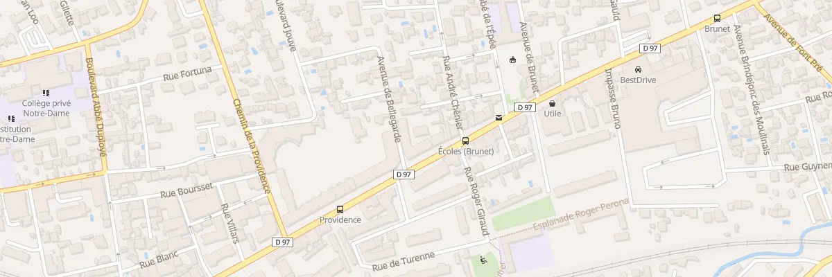 Plan du 393 Av Colonel Picot à Toulon