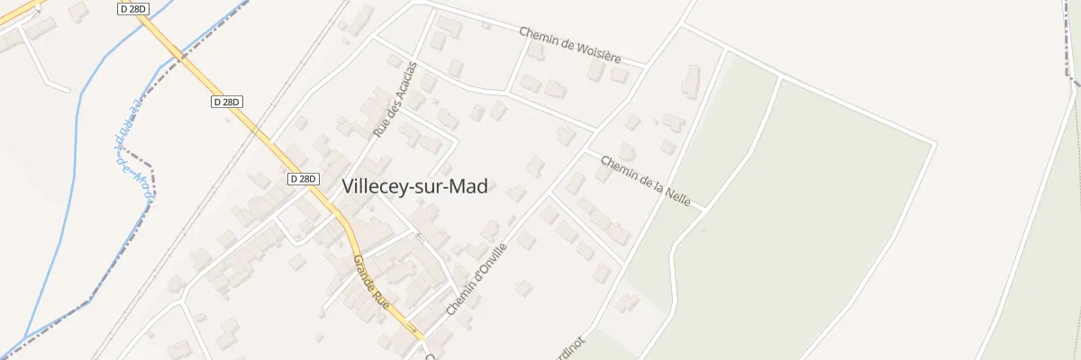 Plan du 6B Che d’Onville à Villecey-sur-Mad