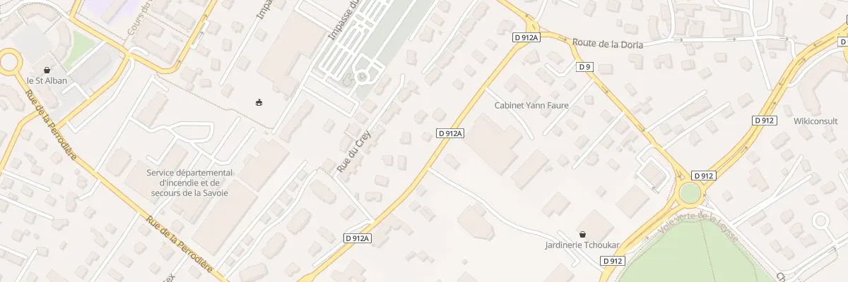 Plan du 909 Rte de Plainpalais à Saint-Alban-Leysse