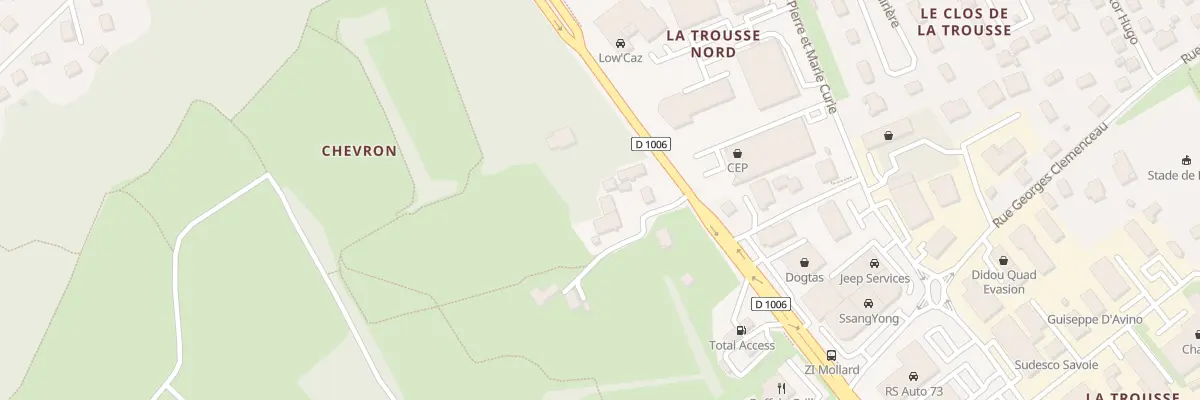 Plan du 1038 Rte Nationale 6 à La Ravoire