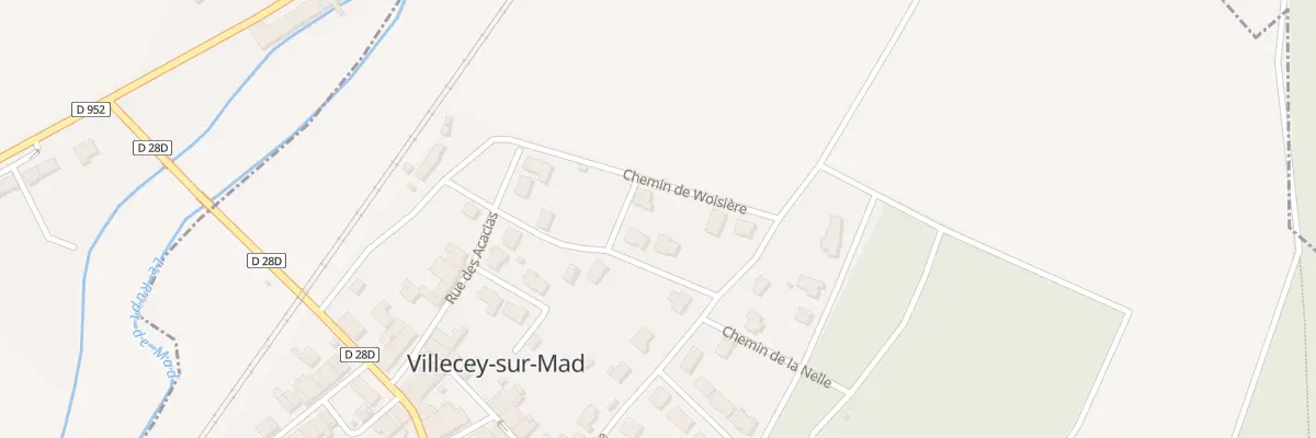 Plan du 5324 Chem de Woisière à Villecey-sur-Mad