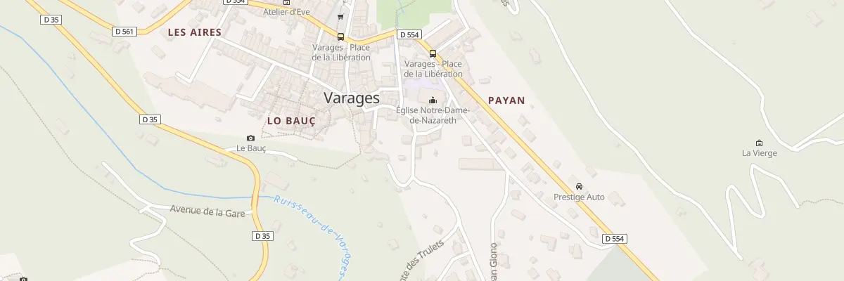 Plan du 2 Rue de Provence à Varages