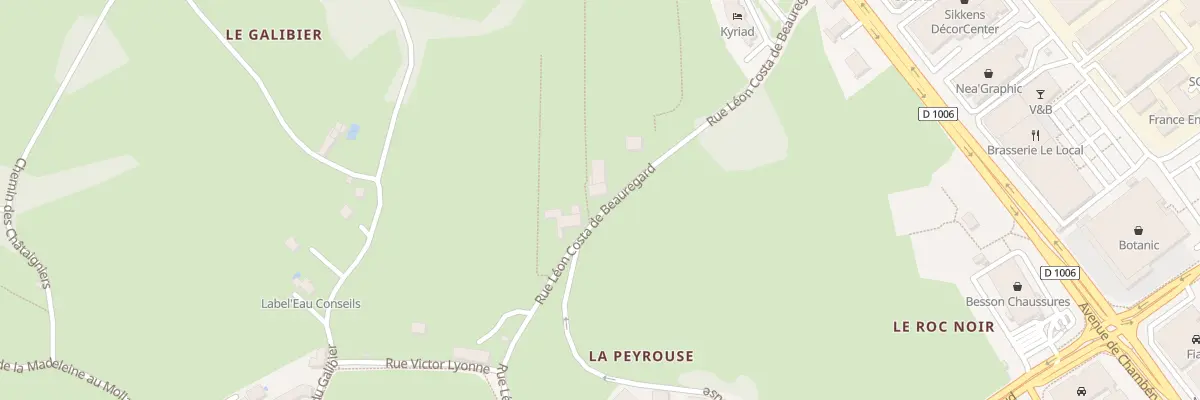 Plan du 419 Rue Léon Costa de Beauregard à La Ravoire