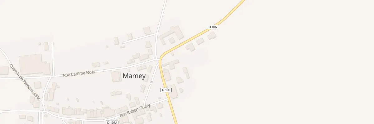 Plan du 101 Rte de Martincourt à Mamey
