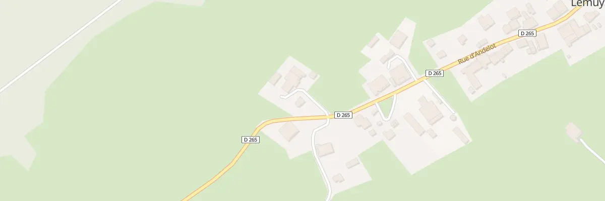 Plan du 38 Rue d’Andelot à Lemuy