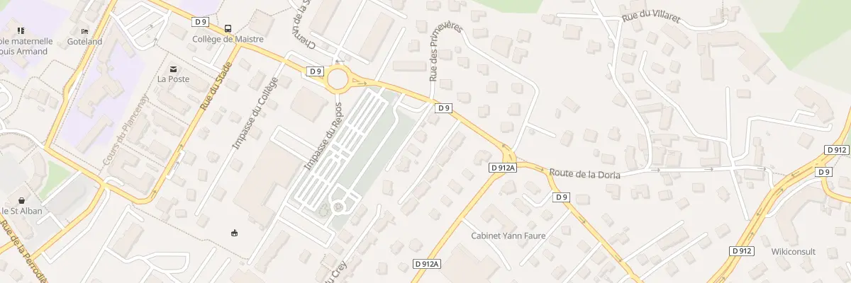 Plan du 404A Av de la Mairie à Saint-Alban-Leysse
