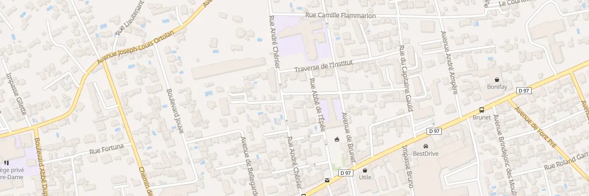 Plan du 168 Rue André Chénier à Toulon