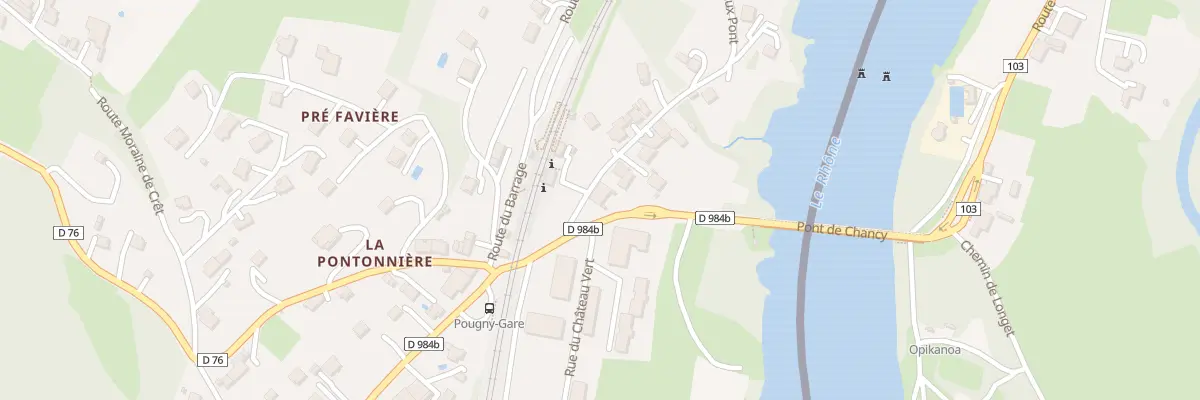 Plan du 46 Rue du Vieux Pont à Pougny
