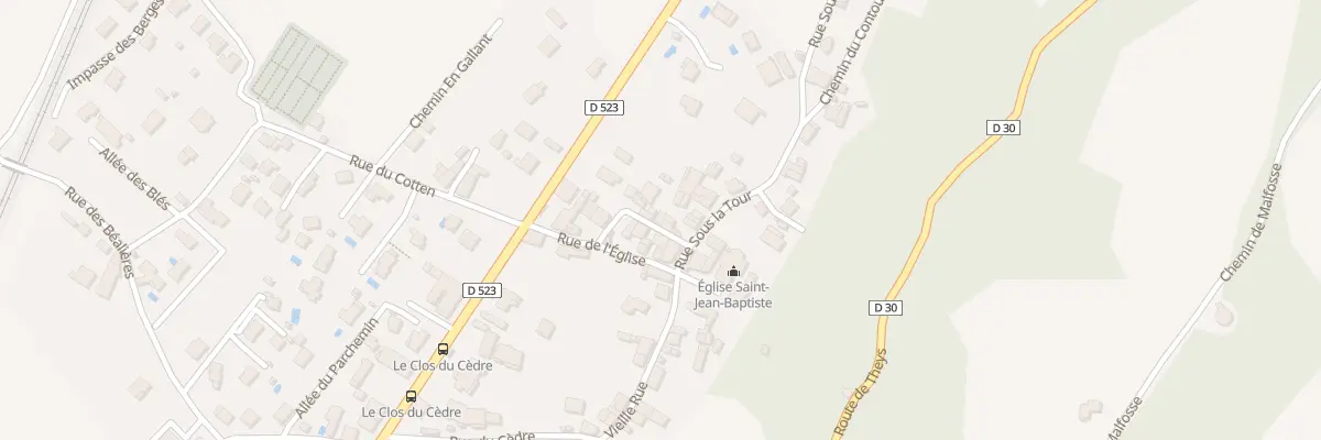 Plan du 5148 Village à Tencin