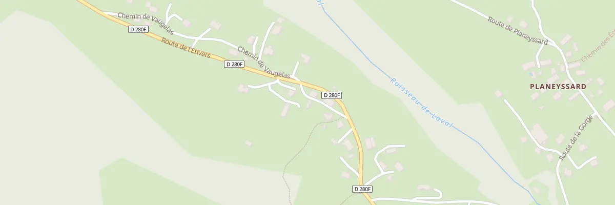 Plan du 4034 Rte de l’Envers à Laval-en-Belledonne