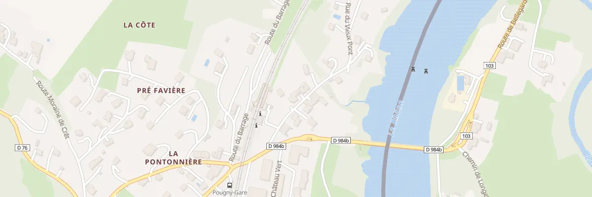 Plan du 103 Rue du Vieux Pont à Pougny
