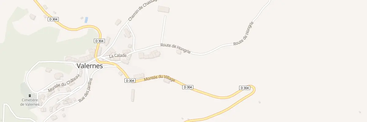 Plan du 7031 Le Village à Valernes