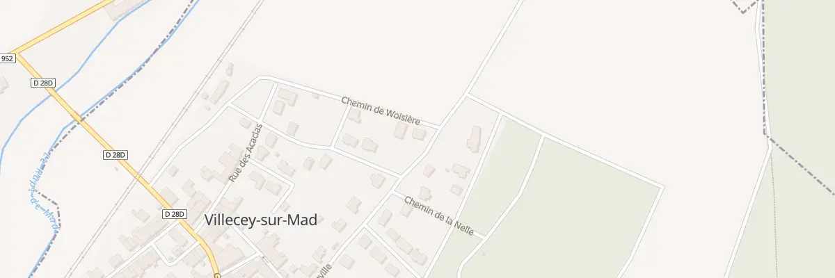 Plan du 11 Che d’Onville à Villecey-sur-Mad