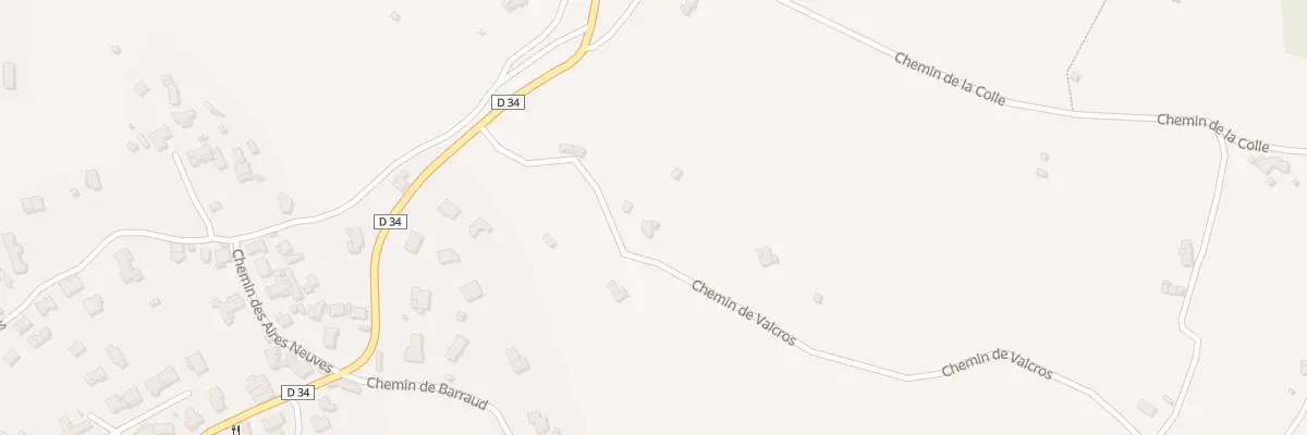 Plan du 5445 Les Bas Rails à Bras