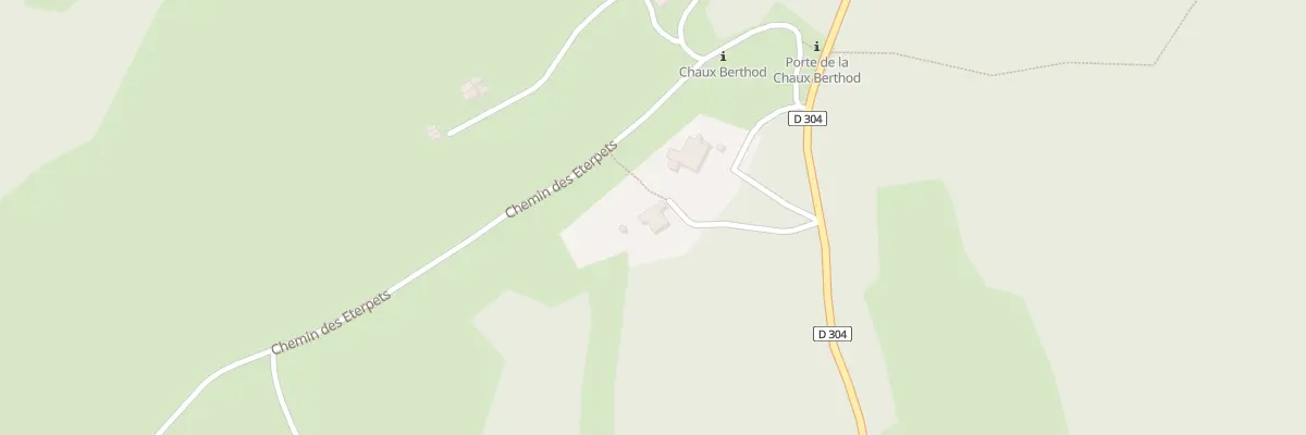 Plan du 1081 Rte de Longchaumois à Lamoura