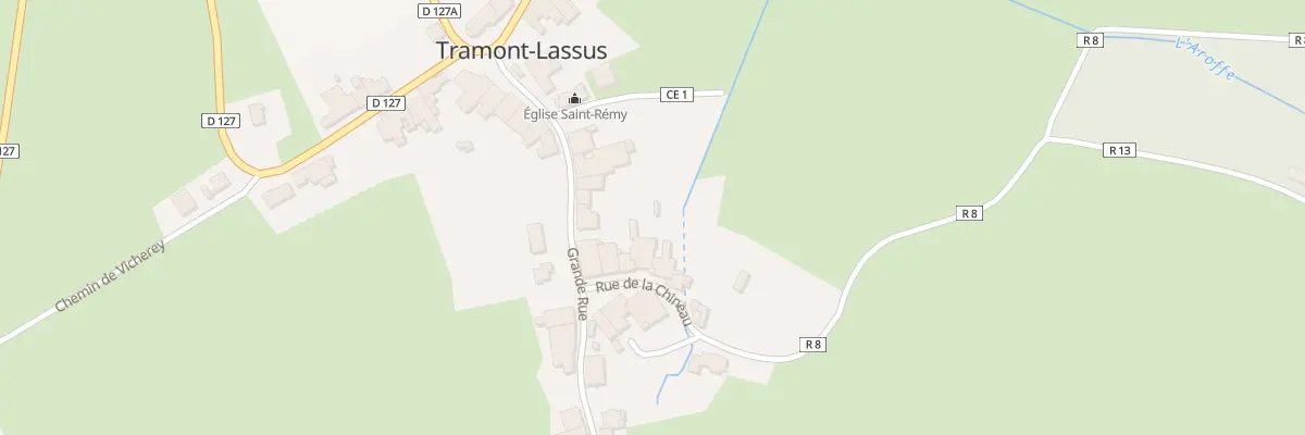 Plan du 7 Rue de la Chineau à Tramont-Lassus