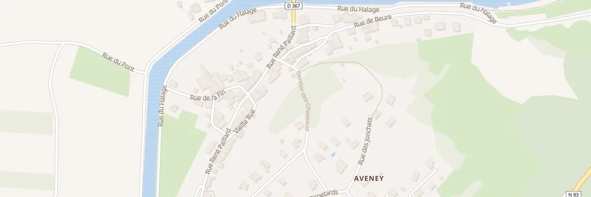 Plan du 9 Rue René Paillard à Avanne-Aveney