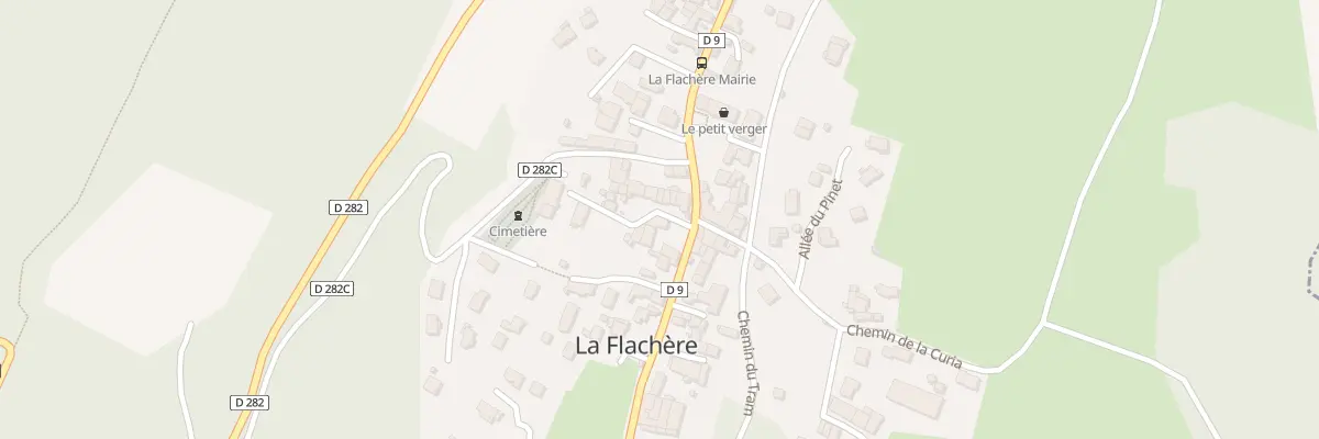 Plan du 15 Imp de la Cure à La Flachère