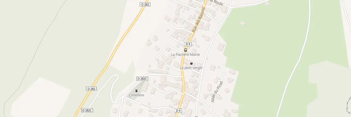 Plan du 414 Rue des Bassins à La Flachère
