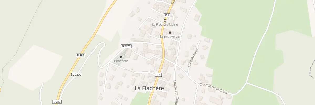Plan du 5132 Imp de la Cure à La Flachère