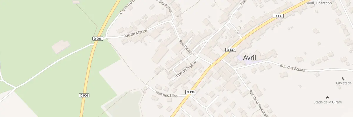 Plan du 28 Rue de l’Eglise à Avril