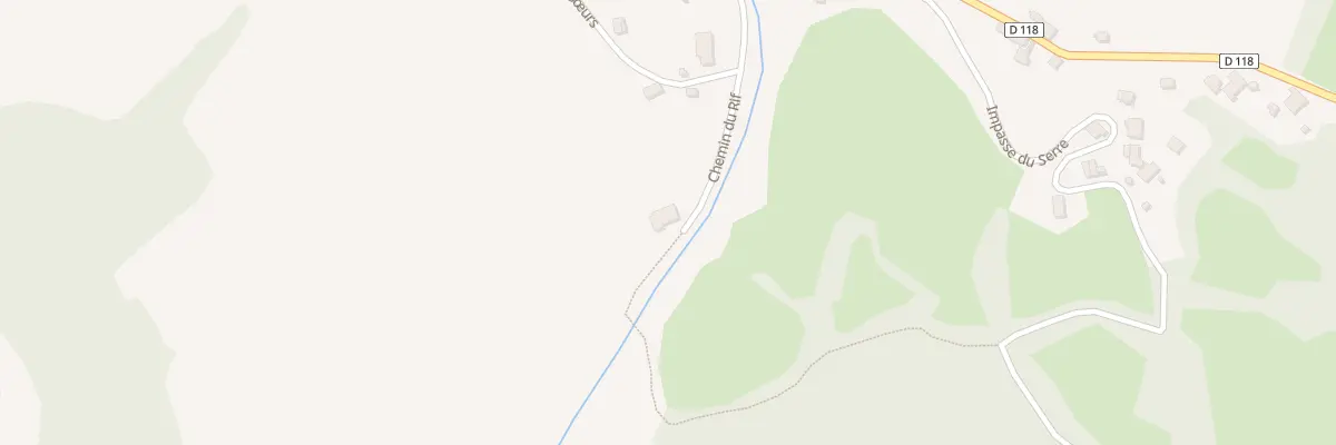 Plan du 300 Che du Rif à Manteyer