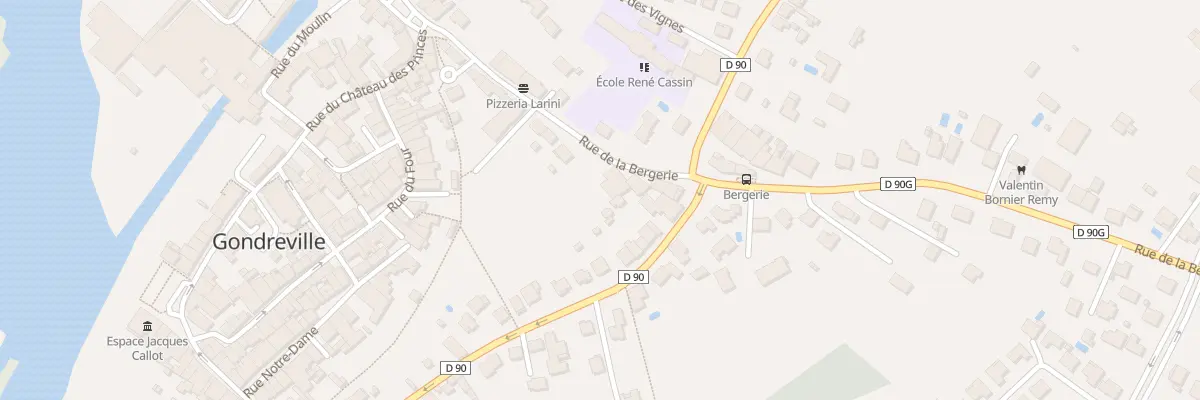 Plan du 35 Rue de la Bergerie à Gondreville