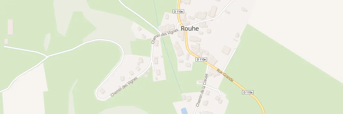 Plan du 9 Gr Grande Rue à Rouhe