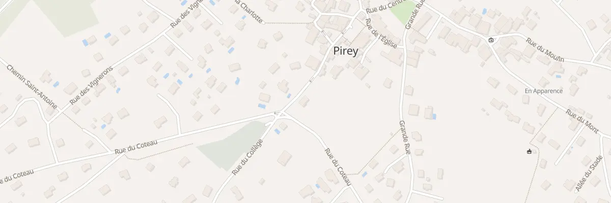 Plan du 3 Rue du College à Pirey