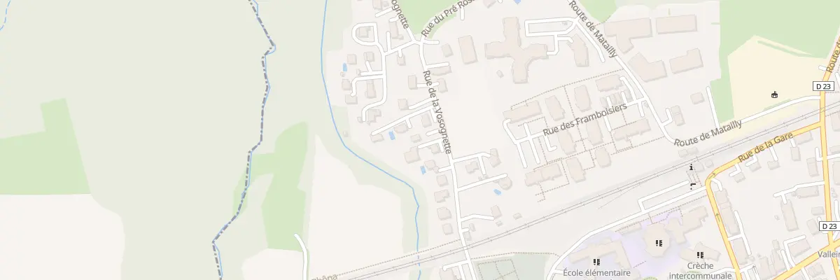 Plan du 339 Rue de la vosognette à Valleiry