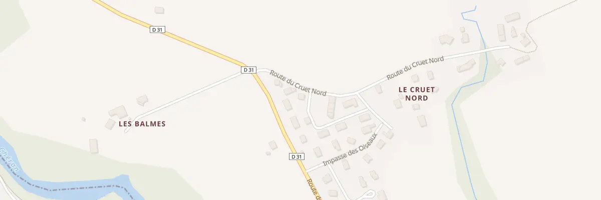 Plan du 2 Imp du Cruet Nord à Sales