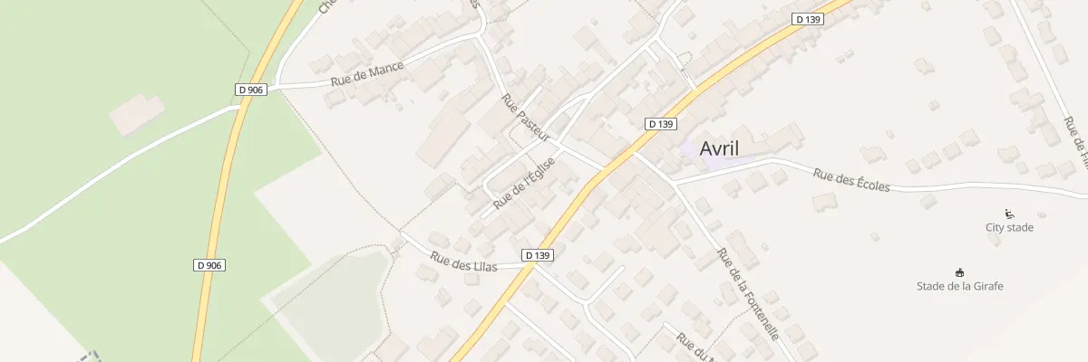 Plan du 6 Rue de l’Eglise à Avril
