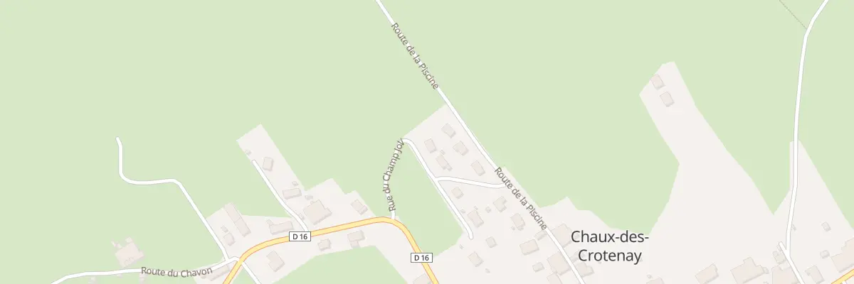 Plan du 4 Rue du Champ Joli à Chaux-des-Crotenay