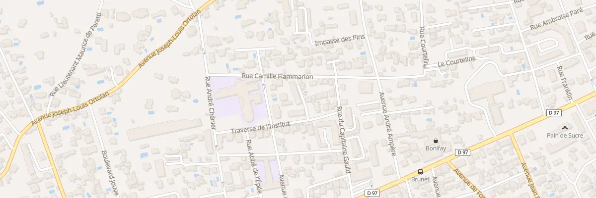 Plan du 165 Tsse de l’Institut à Toulon