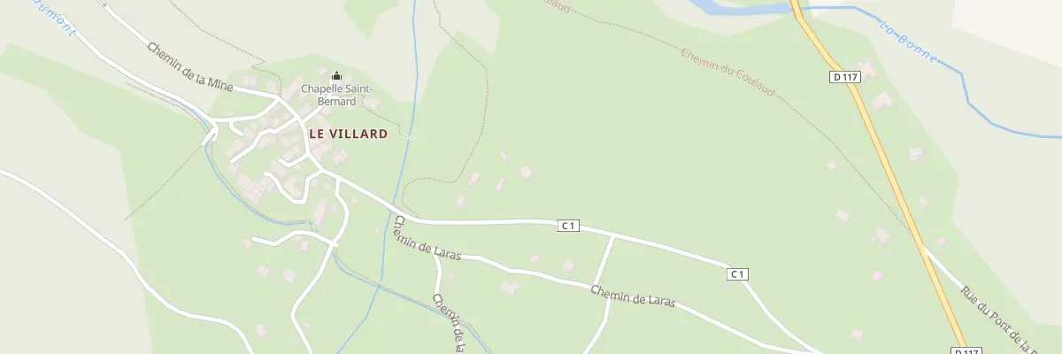 Plan du 444 Mte du Villard à Entraigues