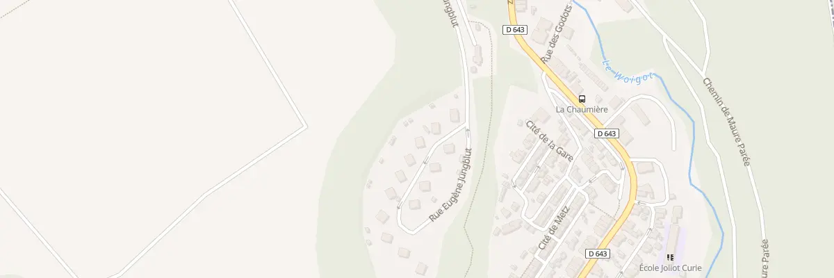 Plan du 3 Rue Eugène Jungblut à Moutiers