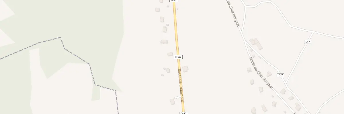 Plan du 868 Rte de Chaumont à Savigny