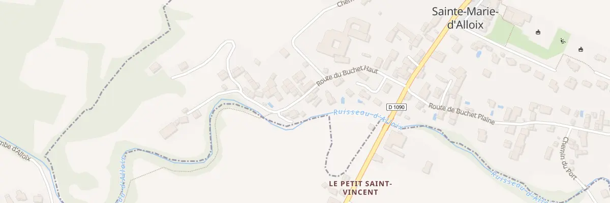 Plan du 5 Rte du Buchet Haut à Sainte-Marie-d’Alloix