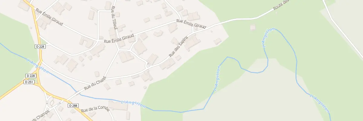 Plan du 14 Rue des Sapins à Chapois