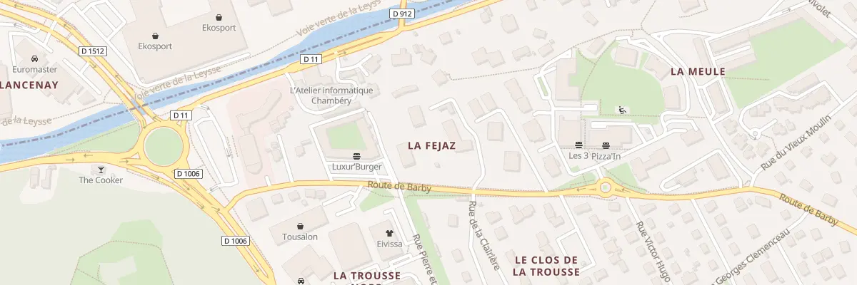 Plan du 267 Rte de Barby à La Ravoire