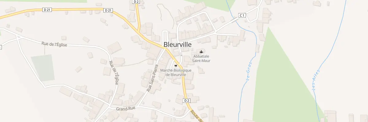 Plan du 9 Rte de Monthureux à Bleurville
