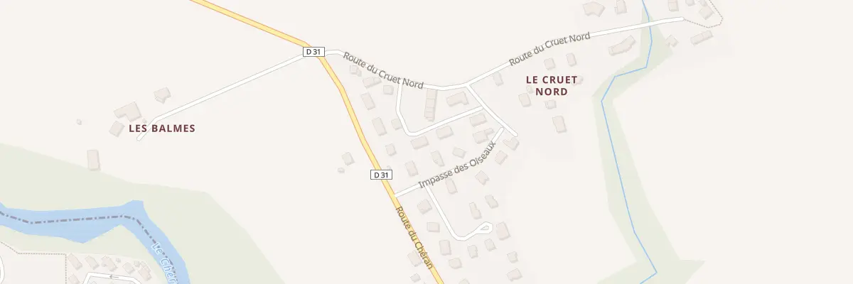 Plan du 16 Imp du Cruet Nord à Sales