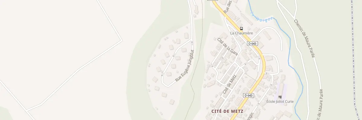 Plan du 11 Rue Eugène Jungblut à Moutiers